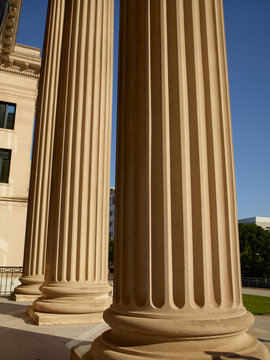Courthouse pillar