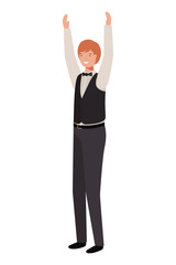 young business man avatar character