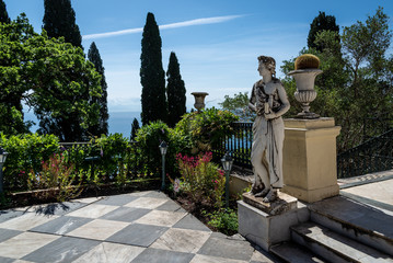 Achilleion von Kaiserin Sissi auf Korfu in Griechenland