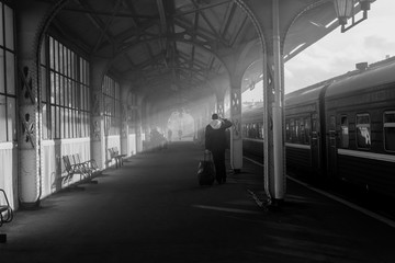 interior of the railway station