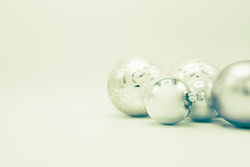 Fashion background of Christmas decorations.