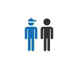 two different people icon 