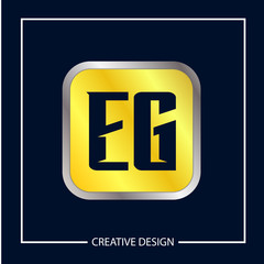 Initial Letter EG Logo Template Design Vector Illustration