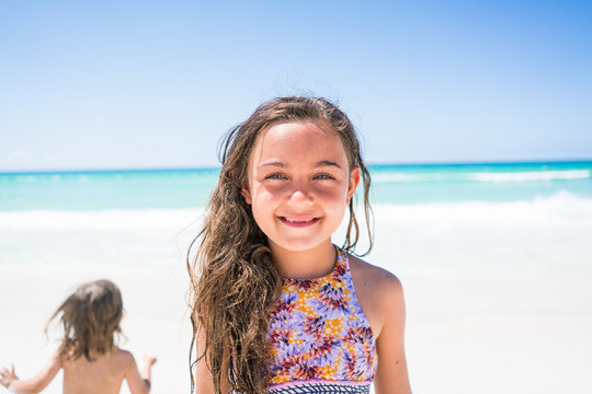 Portrait of a girl on the Beach