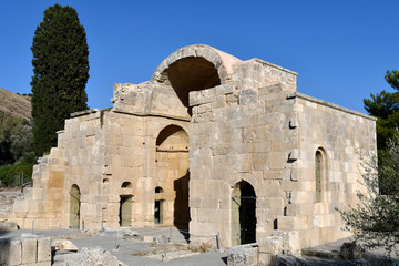 Greece, Crete, Gortyn, historical church