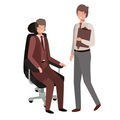 business men avatar character