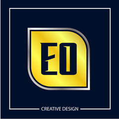 Initial Letter EO Logo Template Design Vector Illustration