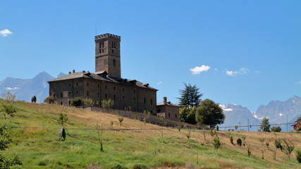 castello di sarre in italia, sarre castle in italy 
