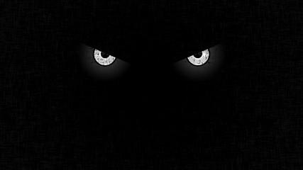 Halloween staring scary spooking evil eyes on dark grunge background
