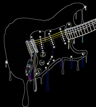 Melting Guitar
