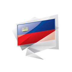 liechtenstein flag, vector illustration on a white background.