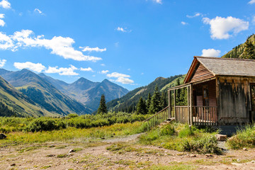 house in the mountains
