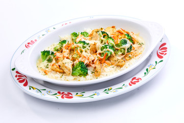 roasted vegetables with rice