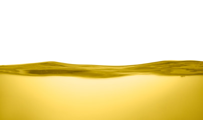 Surface of blue water against white background