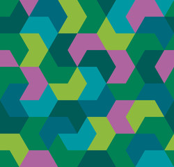 Seamless pattern. Endless background of geometric shapes. Arrow seamless pattern