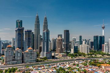 City skyline, Kuala Lumpur, Malaysia