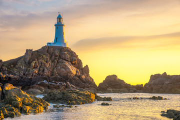 United Kingdom, Channel Islands, Jersey, Corbiere Lighthouse