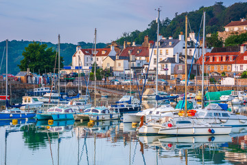 UK, Channel Islands, Jersey, St Aubin, St Aubin Harbour