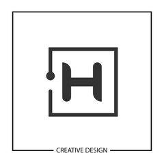 Initial Letter H Logo Template Vector Design