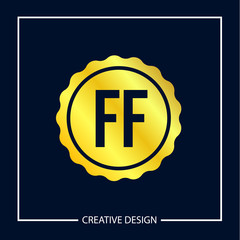 Initial Letter FF Logo Template Design Vector Illustration
