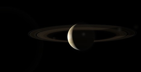 Saturn Planet and Rings