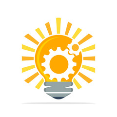 Vector icon illustration with the concept of smart work
