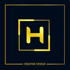 Initial Letter H Logo Template Vector Design