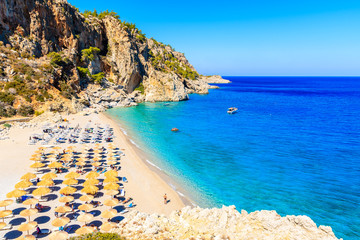 View of Kyra Pynagia beach, Karpathos island, Greece