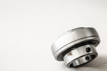 chrome bearings ob grey background