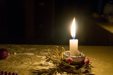 christmas candle
