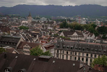 Fototapeta premium View over the city Zurich