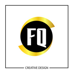 Initial Letter FQ Logo Template Design Vector Illustration