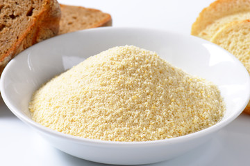 Stale bread and breadcrumbs