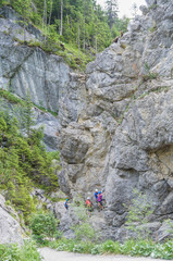 Klettern in den Bergen