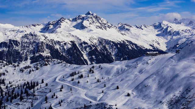 Skigebiet im Montafon