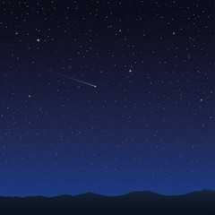 Obraz na płótnie Canvas Night sky with stars. Vector