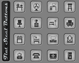 furniture icon set