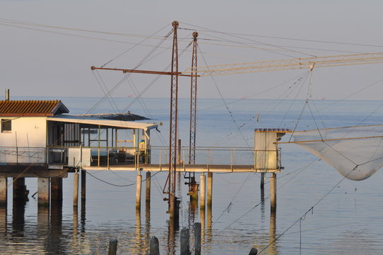 Baita pesca a Cesenatico