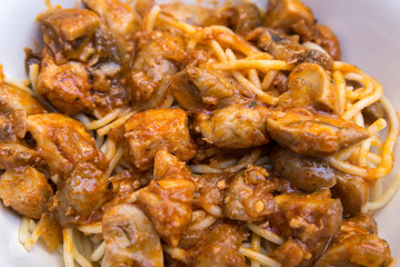 pasta with meat