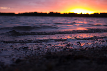 Simsee Sonnenuntergang