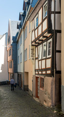 Fototapeta na wymiar Street View of Cochem, Germany
