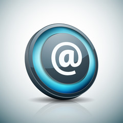 Obraz premium E-mail button illustration