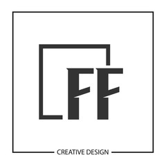 Initial Letter FF Logo Template Design Vector Illustration
