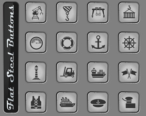 harbor icon set