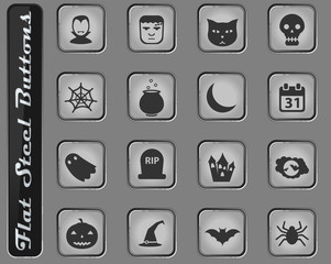 Halloween simply icons