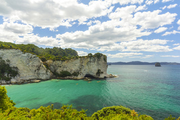 Landscape Scenery of Stingray Bay Beach, Coromandel Peninsula - New Zealand
