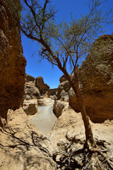 Sesriem Canyon in der Namibwüste Namibia