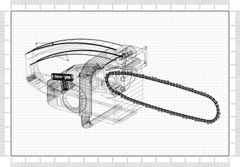 Chainsaw Design Architect Blueprint 