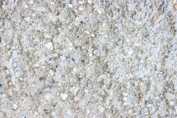 Rough concrete with pebbles surface texture