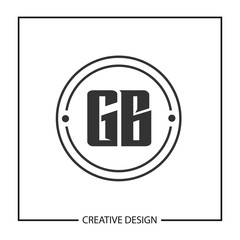 Initial Letter GB Logo Template Design Vector Illustration